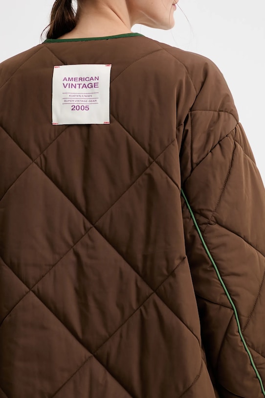 American Vintage kurtka VOW16A brązowy