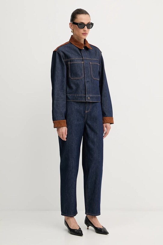Liu Jo kurtka jeansowa UF5084.DS073 granatowy AW25