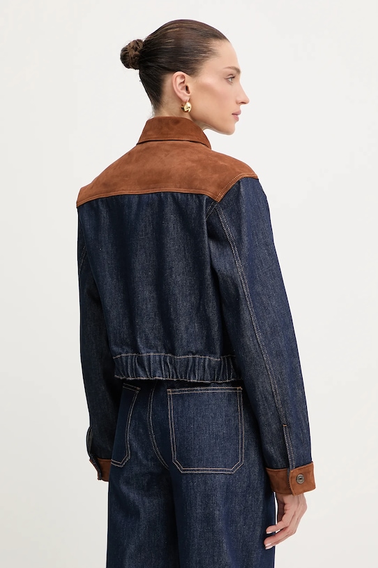 Îmbrăcăminte Liu Jo geacă jeans UF5084.DS073 bleumarin