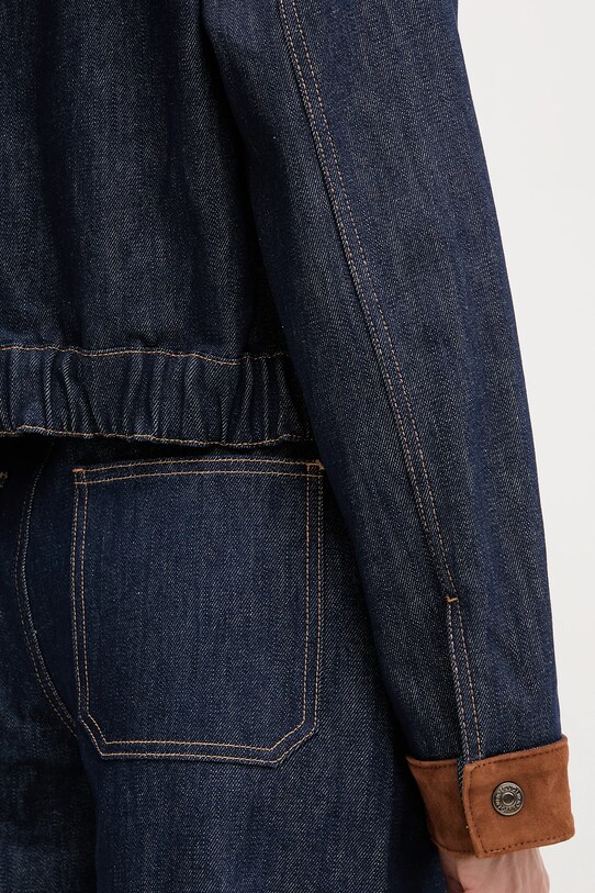Liu Jo kurtka jeansowa UF5084.DS073 granatowy