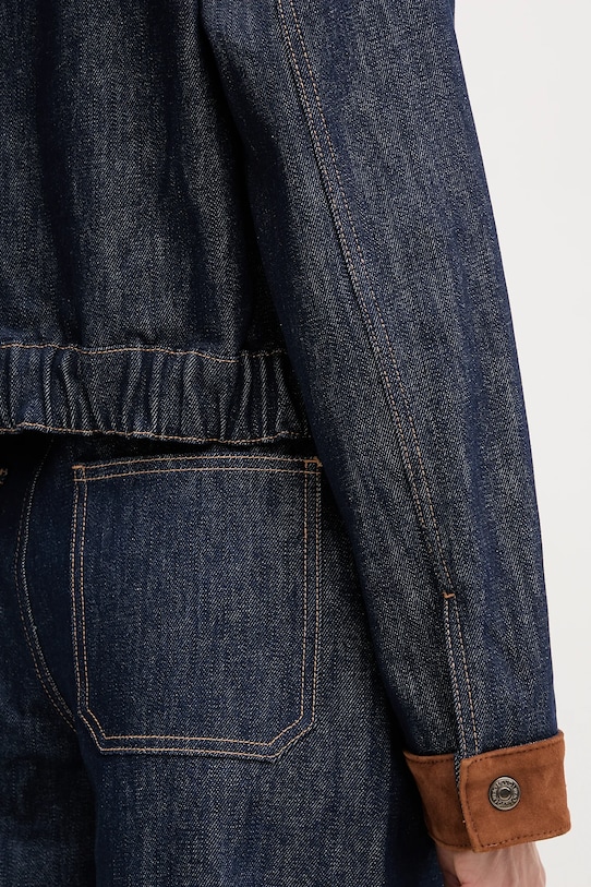 Liu Jo geacă jeans UF5084.DS073 bleumarin