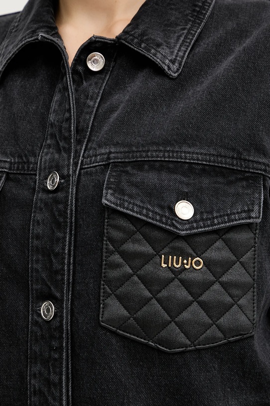 Liu Jo geacă jeans UF5111.D4927 negru