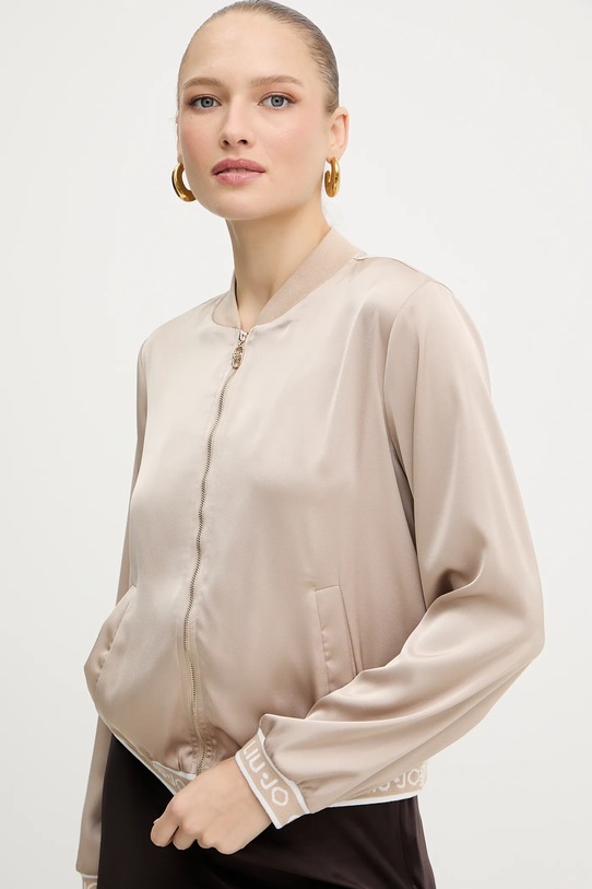 Mikina Liu Jo béžová TF5191.T004A
