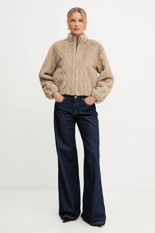Ermanno Scervino kurtka 57TD030E93 beżowy AW25