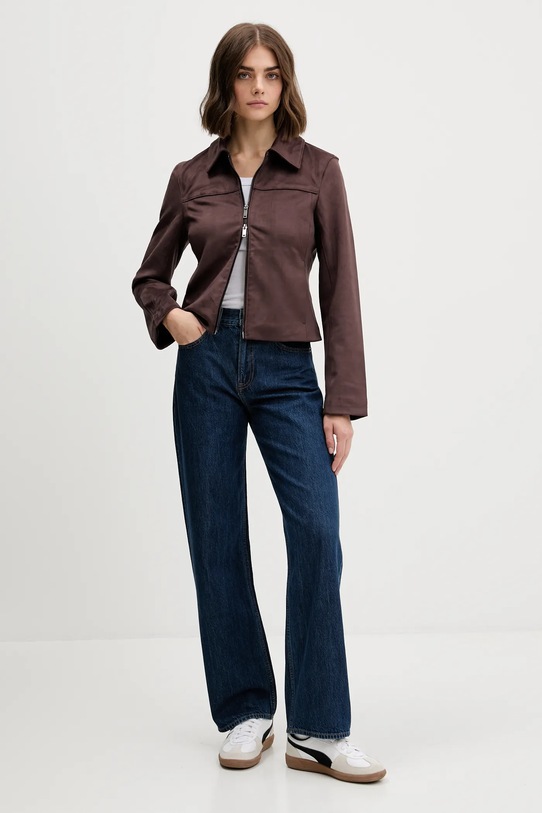 Abercrombie & Fitch kurtka KI144.5058.420 brązowy AW25