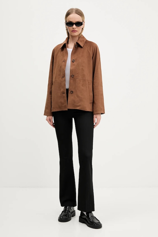 Abercrombie & Fitch kurtka KI144.5137.445 brązowy AW25