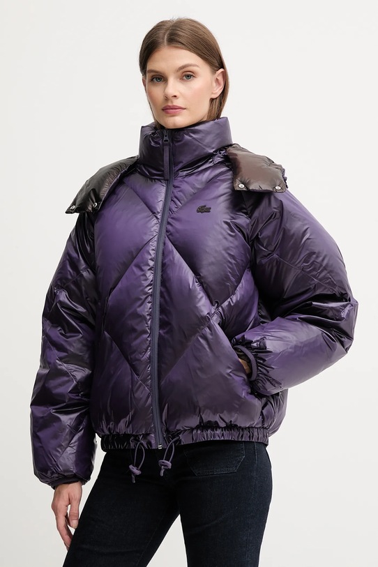 Lacoste kurtka puchowa pozostałe fioletowy BF5326
