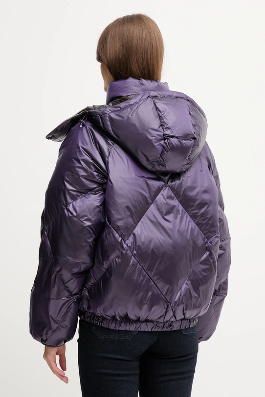 Odzież Lacoste kurtka puchowa BF5326 fioletowy