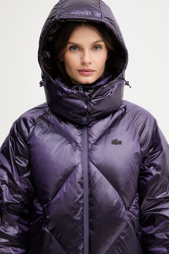 Lacoste kurtka puchowa BF5326 fioletowy