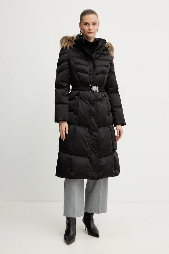 Μπουφάν με επένδυση από πούπουλα Guess MARINA άλλο μαύρο W5BL29.W2802