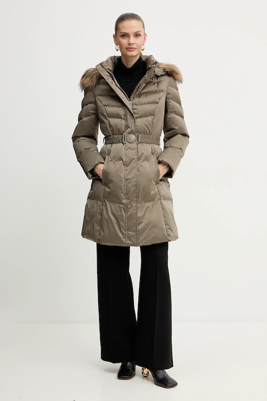 Μπουφάν με επένδυση από πούπουλα Guess MARINA W5BL30.W2802 μπεζ NC25