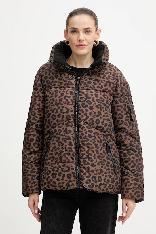 Guess kurtka MARTINA bez kaptura brązowy W5BL47.W3702