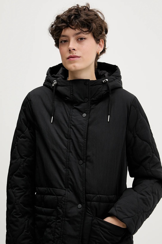 Sisley parka czarny 2IRZLN063