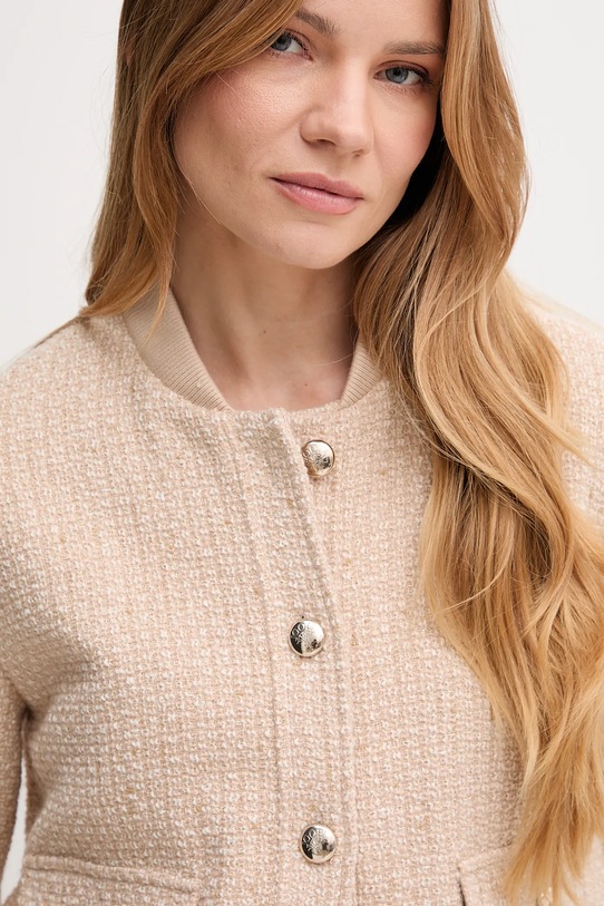 Joop! kurtka bomber z domieszką wełny beżowy 30047954
