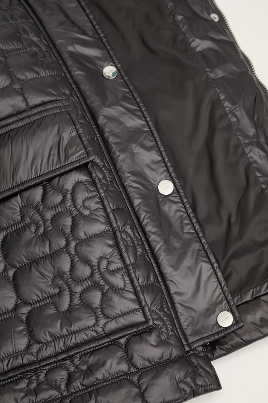 GANNI kurtka Shiny Quilt Midi W0343