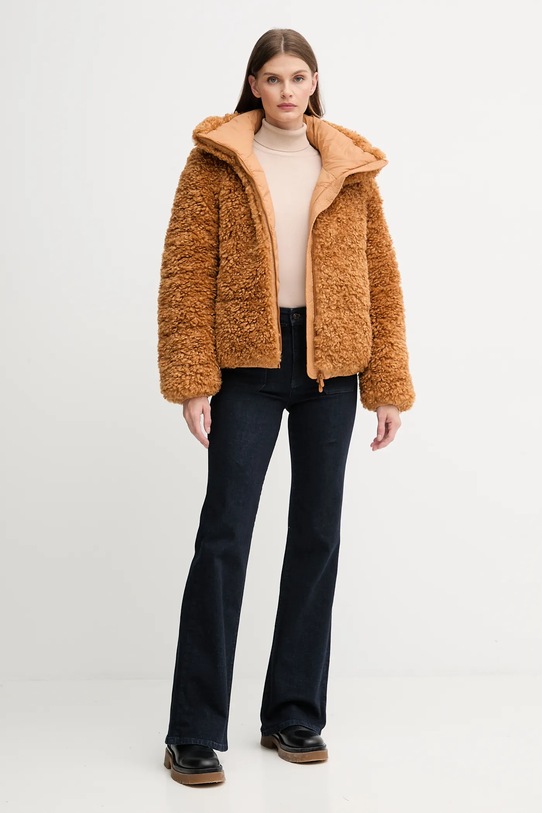 Bunda Save The Duck KENNIE D31990W.CURL21 hnedá AW25