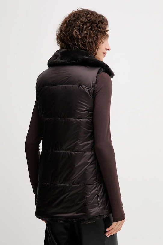 Save The Duck vestă NIVES D82493W.FURY21 maro