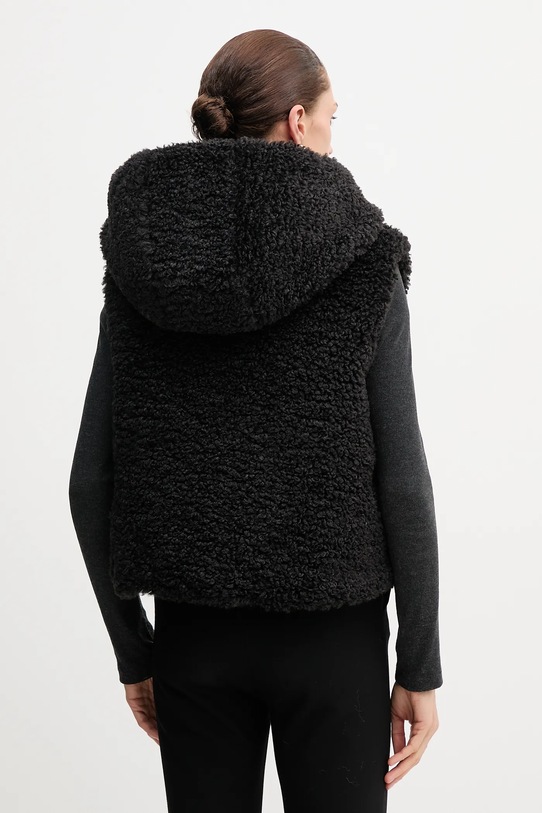 Save The Duck vestă AYLA D82501W.CURL21 negru AW25