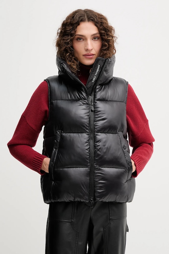 Save The Duck bezrękawnik AMA bez kaptura czarny D82333W.LOVE21