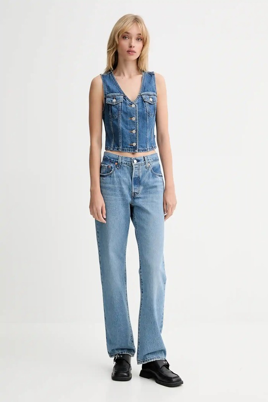 Levi's kamizelka jeansowa A8682 niebieski AW25
