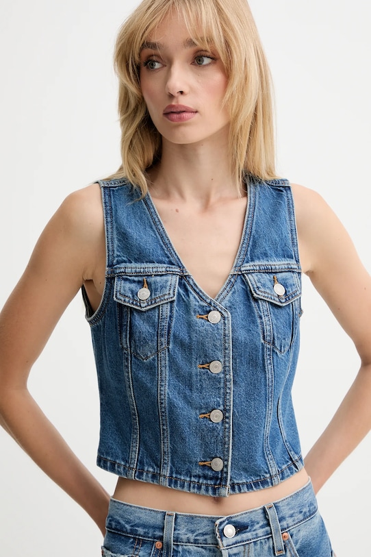 Levi's kamizelka jeansowa niebieski A8682