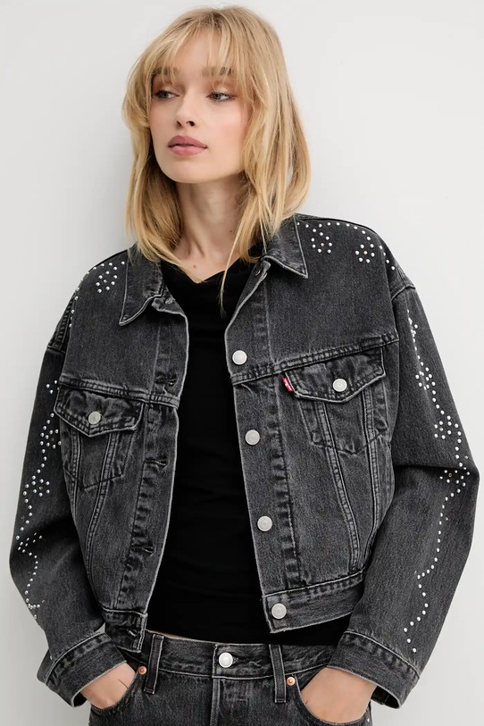 Levi's kurtka jeansowa szary A9456