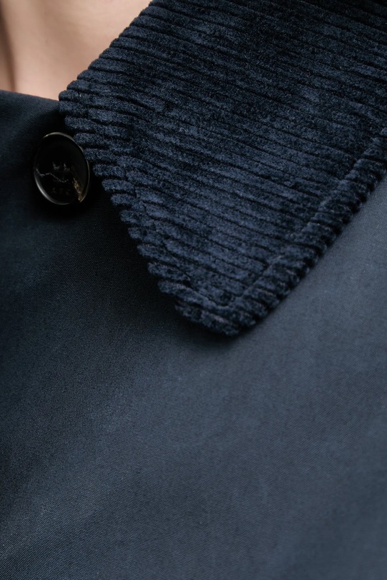 A.P.C. jachetă de bumbac Veste Becca COHIL.F02990 bleumarin