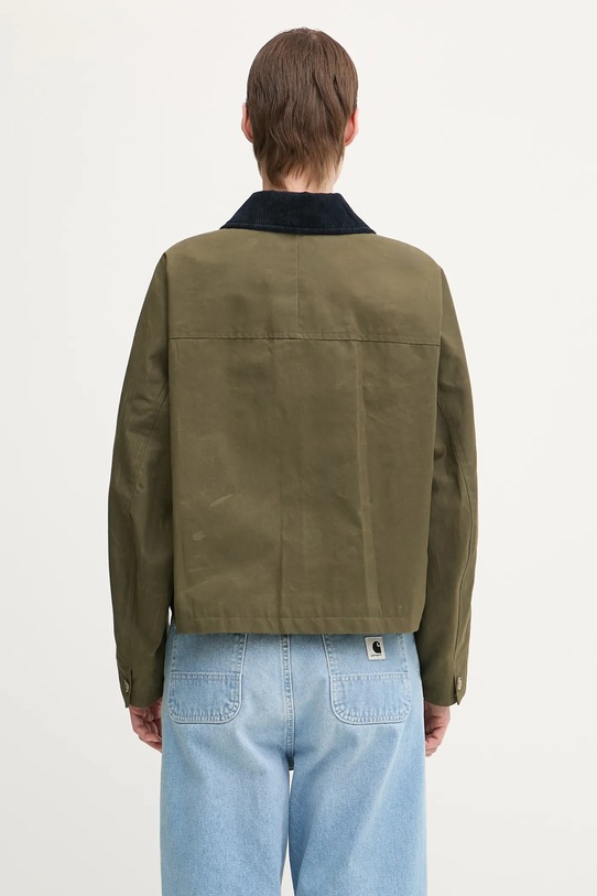 Odzież A.P.C. kurtka bawełniana Veste Becca COHIL.F02990 zielony