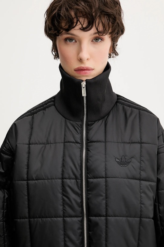 Μπουφάν adidas Originals Quilted Jkt μαύρο JX8825