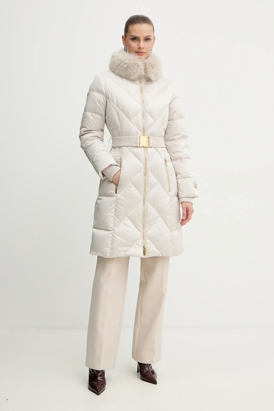 Μπουφάν με επένδυση από πούπουλα Marciano Guess ELLY 5BGL38.7374A μπεζ NC25