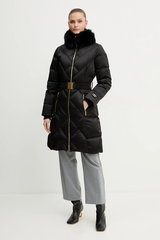 Μπουφάν με επένδυση από πούπουλα Marciano Guess ELLY 5BGL38.7374A μαύρο NC25