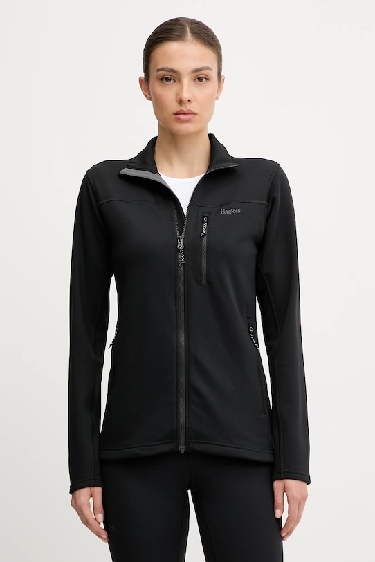 Haglöfs bluza sportowa Rosson z elastanem czarny 607606