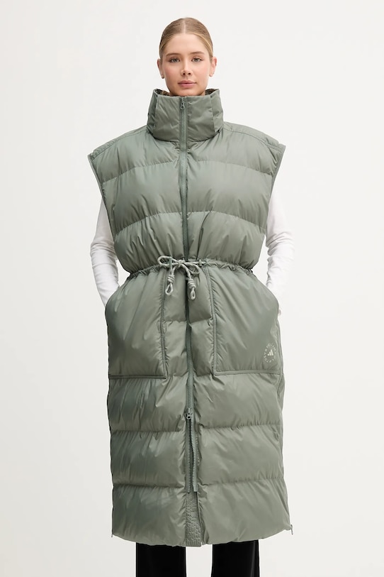 Îmbrăcăminte adidas by Stella McCartney geacă KA7427 verde