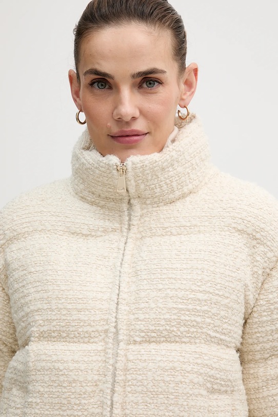 MC2 Saint Barth kurtka z domieszką wełny beżowy MDY0002