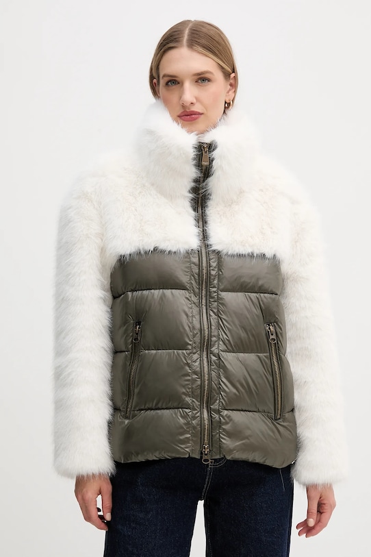 Blauer kurtka DOVE oversize zielony BLDB02104