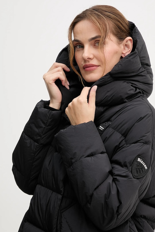 Μπουφάν με επένδυση από πούπουλα Blauer PRAIRIE μαύρο BLDB03179