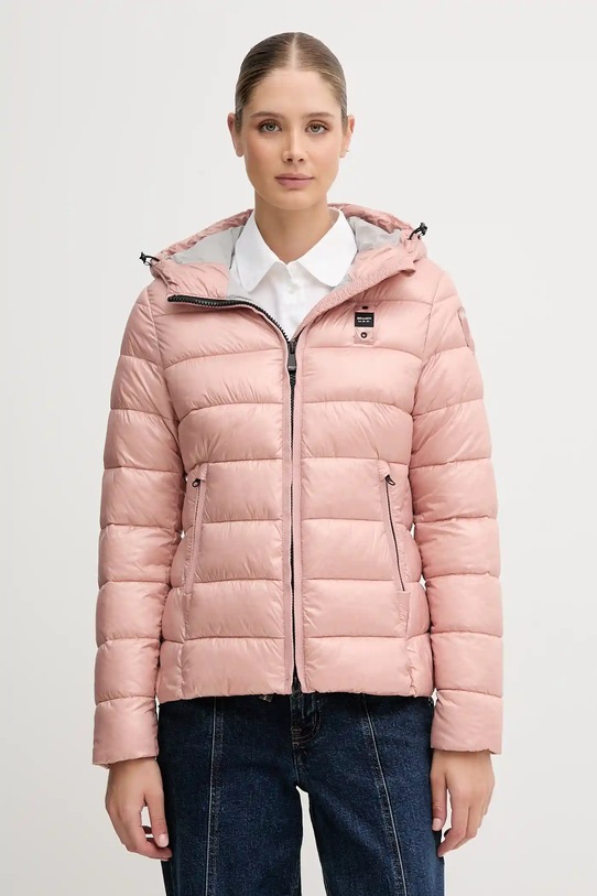 Blauer geacă CAROLL cu captuseala roz BLDC02072