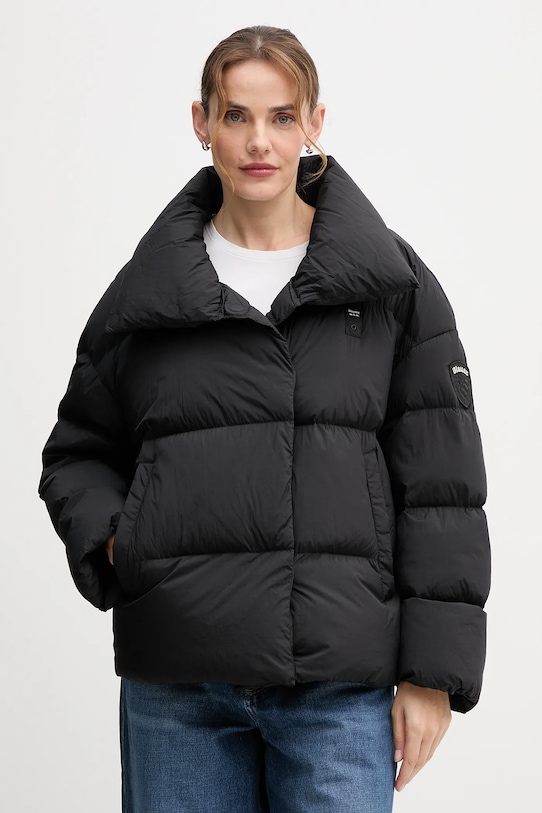 Blauer geacă de puf ROSS cu captuseala negru BLDC03166