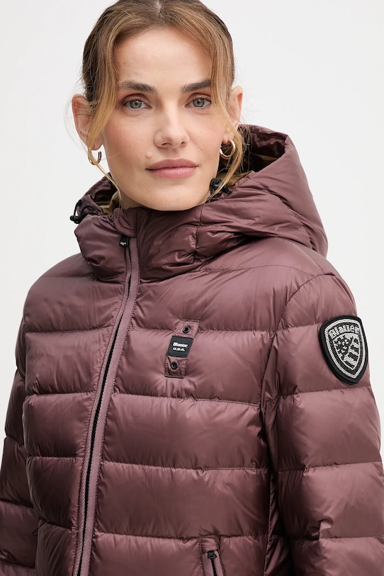 Blauer kurtka puchowa AGNES BLDK03102 czerwony