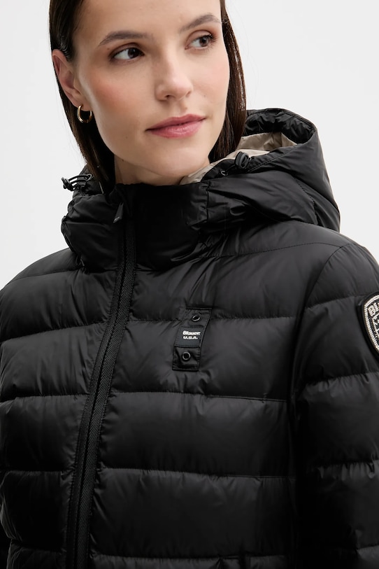 Péřová bunda Blauer AGNES černá BLDK03102
