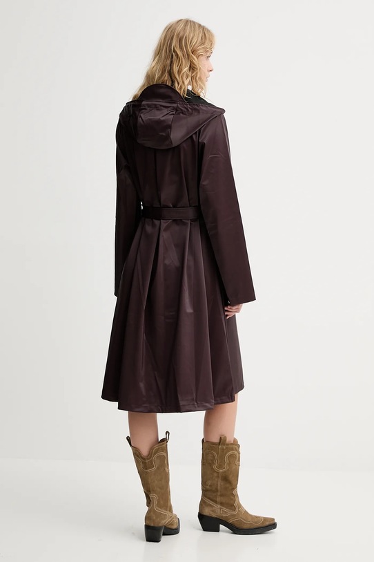 Одежда Куртка Rains 12040 A-Line Longer W Jacket 12040. фиолетовой