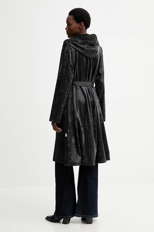 Одежда Куртка Rains 12040 A-Line Longer W Jacket 12040. чёрный