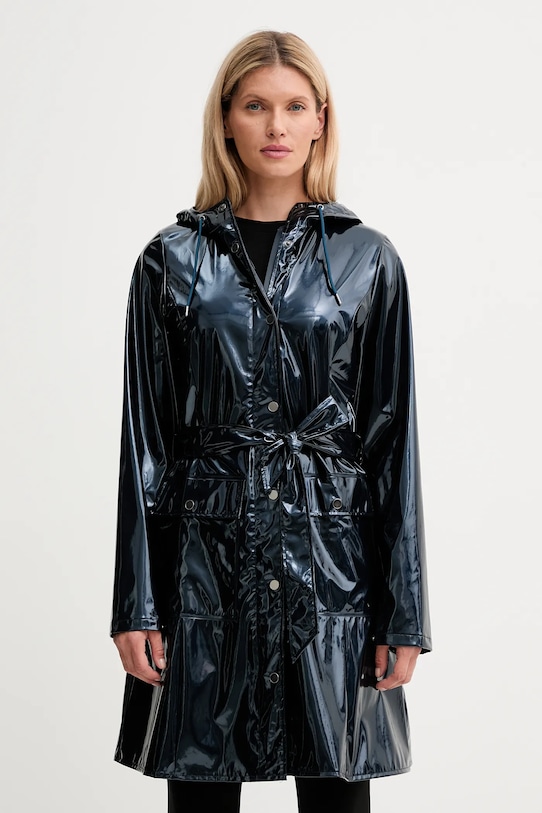 Μπουφάν Rains 18130 Curve Long Jacket άλλο μπλε 18130.130