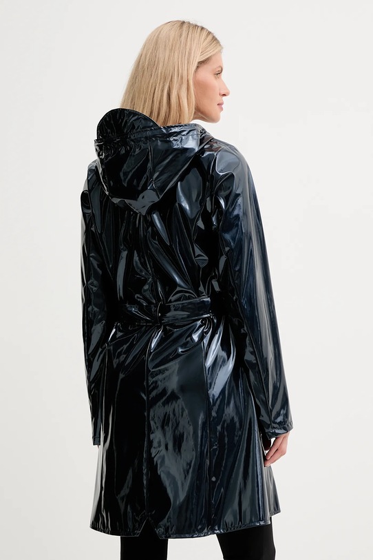 Ρούχα Μπουφάν Rains 18130 Curve Long Jacket 18130.130 μπλε