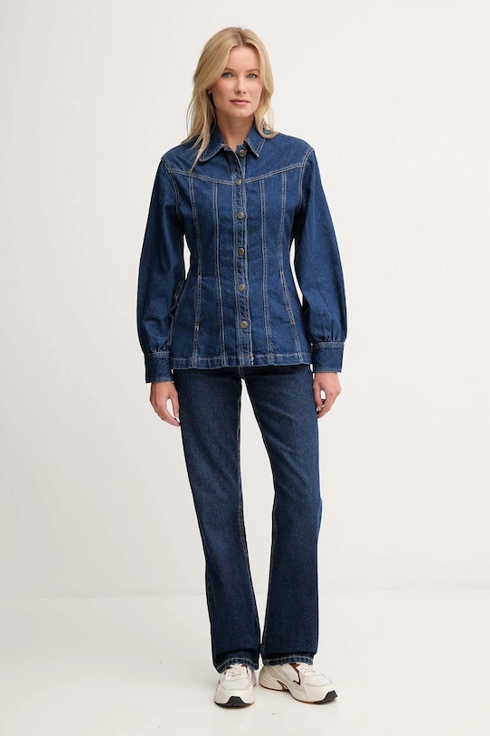 Džínová bunda Pepe Jeans modrá PL4024328