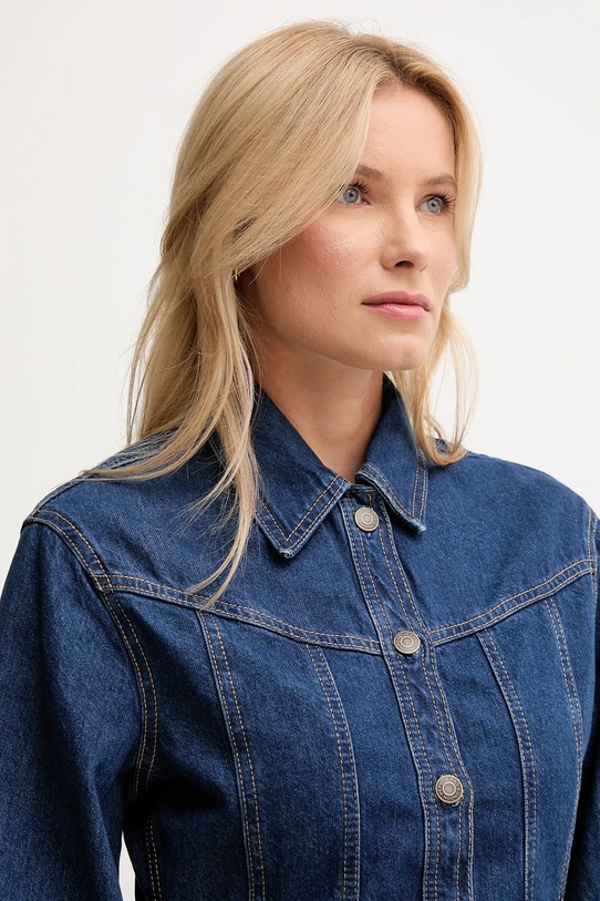 Τζιν μπουφάν Pepe Jeans PL4024328 σκούρο μπλε