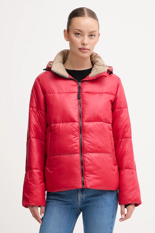 Bunda Pepe Jeans zateplené červená PL4024339