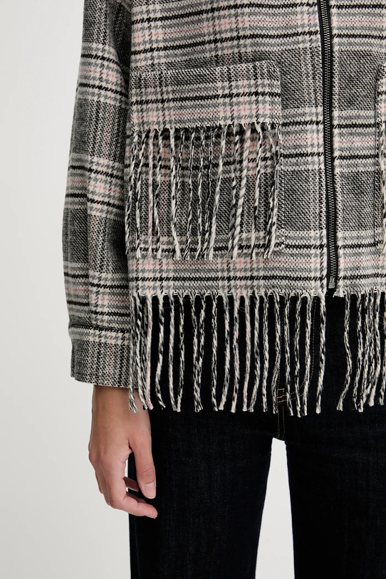 Pepe Jeans kurtka z dodatkiem wełny PL4024341 szary