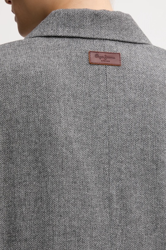 Pepe Jeans marynarka z domieszką wełny PL4024351 szary