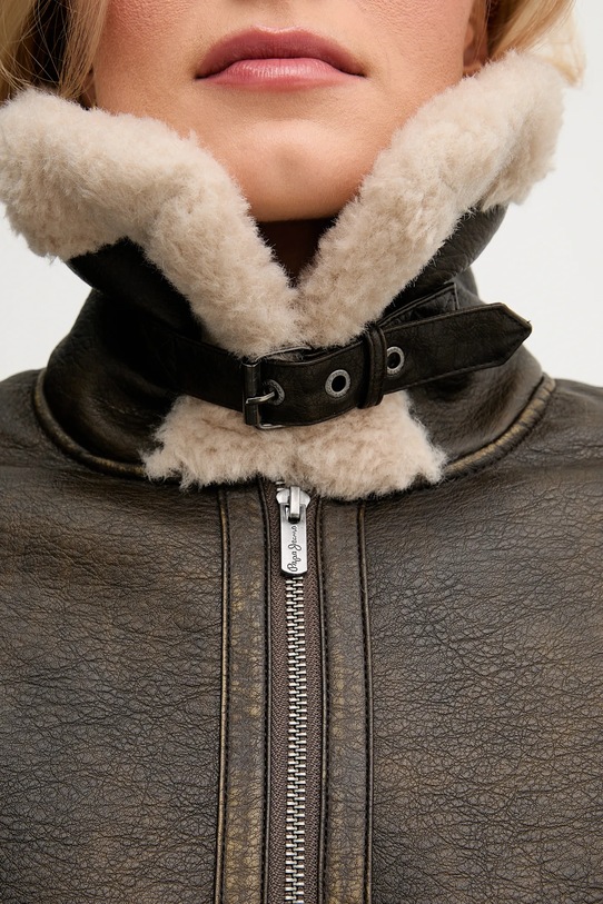 Pepe Jeans kurtka PL4024365 brązowy